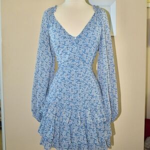 Astr The Label Women's Tiered Ruffle Mini Floral Dress